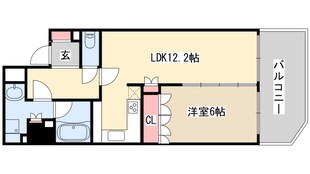 リーガル神戸海岸通りの物件間取画像